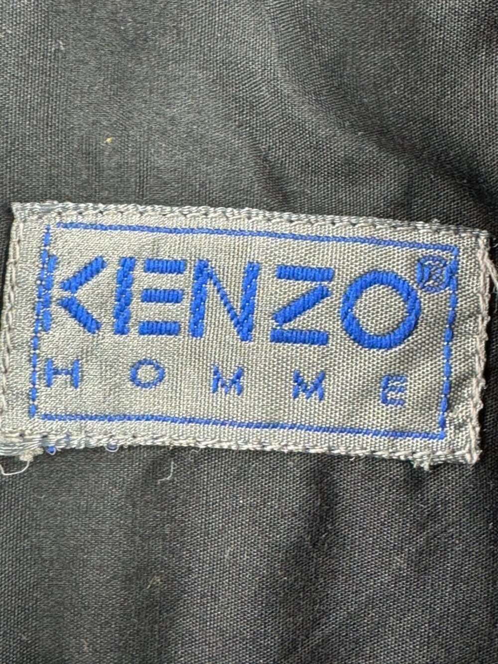 Kenzo Mens Black 16 Homme Point Long Sleeve Solid Shirt Button Up Pocket Adult - Picture 13 of 15